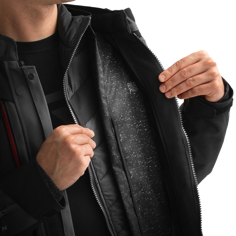 Rebelhorn Hardy 3.0 antracīta-pelēka-dzeltena motocikla jaka