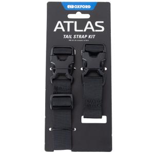Oxford Atlas Advanced astes siksnu komplekts melns