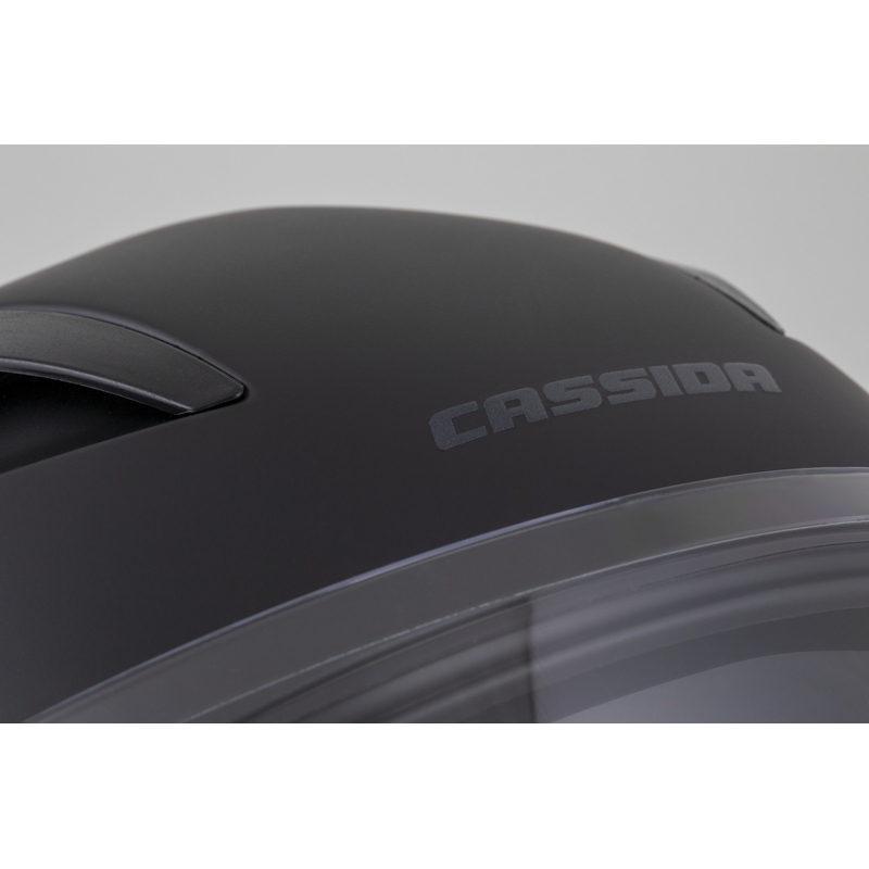 Cassida Orbit Solid integrālā motocikla ķivere matēts melns