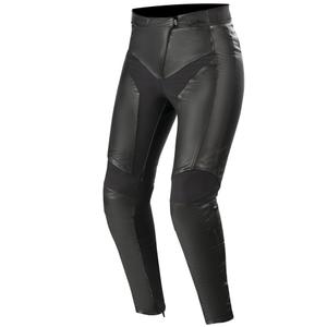 Alpinestars Stella Vika V2 Sieviešu ādas motocikla bikses Black