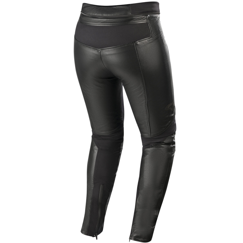 Alpinestars Stella Vika V2 Sieviešu ādas motocikla bikses Black