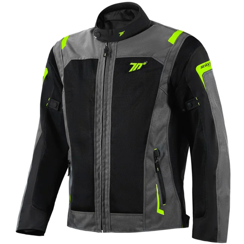 Motocikla jaka Seventy Degrees SD-JT66 Sahara black-fluo yellow