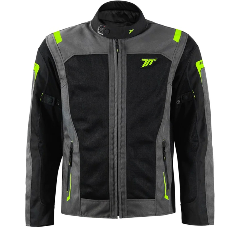 Motocikla jaka Seventy Degrees SD-JT66 Sahara black-fluo yellow