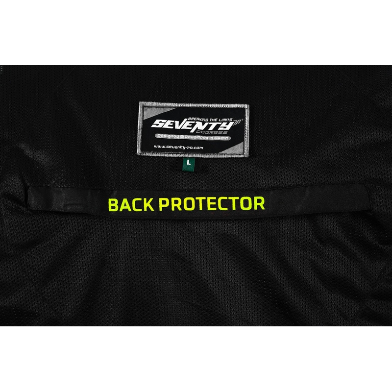Motocikla jaka Seventy Degrees SD-JT66 Sahara black-fluo yellow