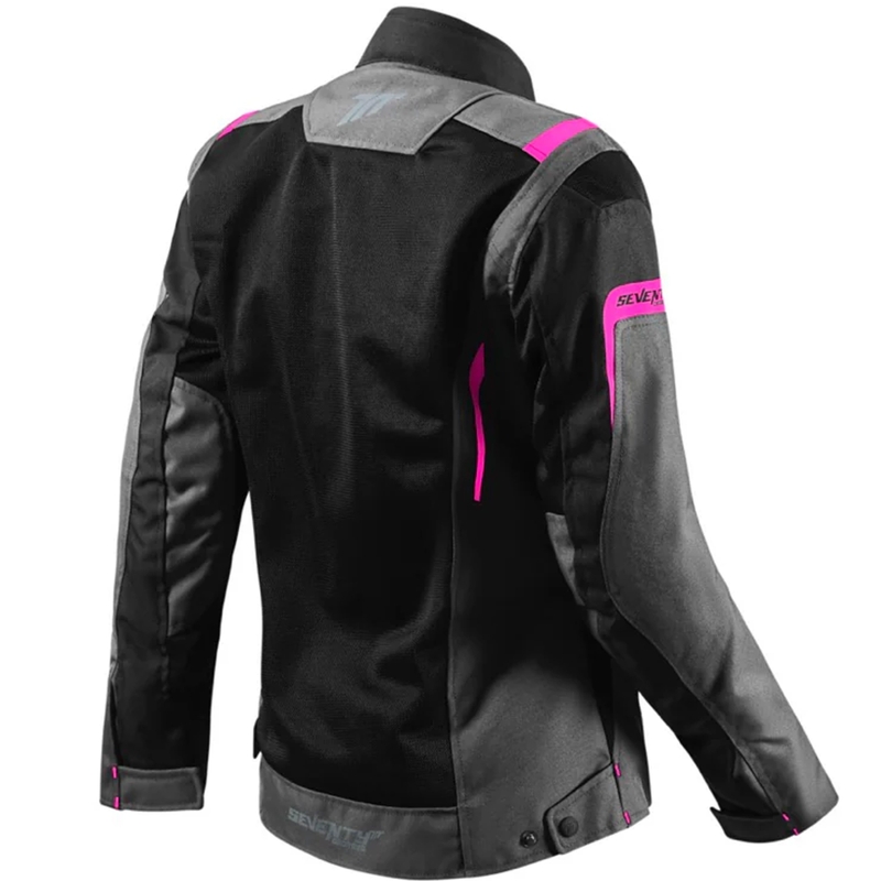 Sieviešu motocikla jaka Seventy Degrees SD-JT68 Sahara grey-pink