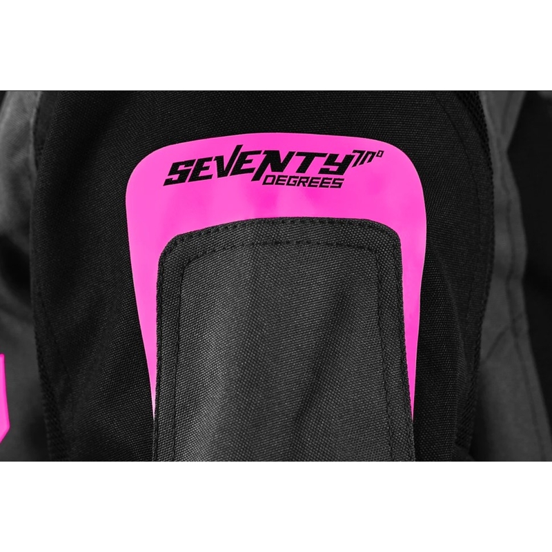 Sieviešu motocikla jaka Seventy Degrees SD-JT68 Sahara grey-pink