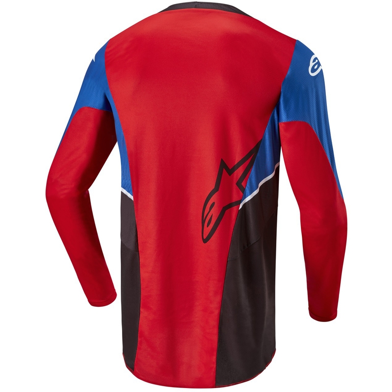 Alpinestars Racer Iconic Honda kolekcijas sarkan-meln-zila-balts motokrosa krekliņš
