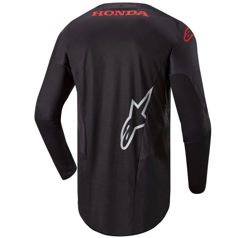 Alpinestars Racer Iconic Honda motokrosa krekls melns un sarkans
