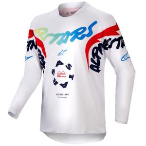 Bērnu motokrosa krekliņš Alpinestars Racer Hana white