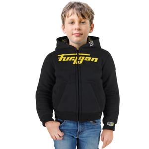 Furygan Luxio Kid Melns un dzeltens motocikla sporta krekls