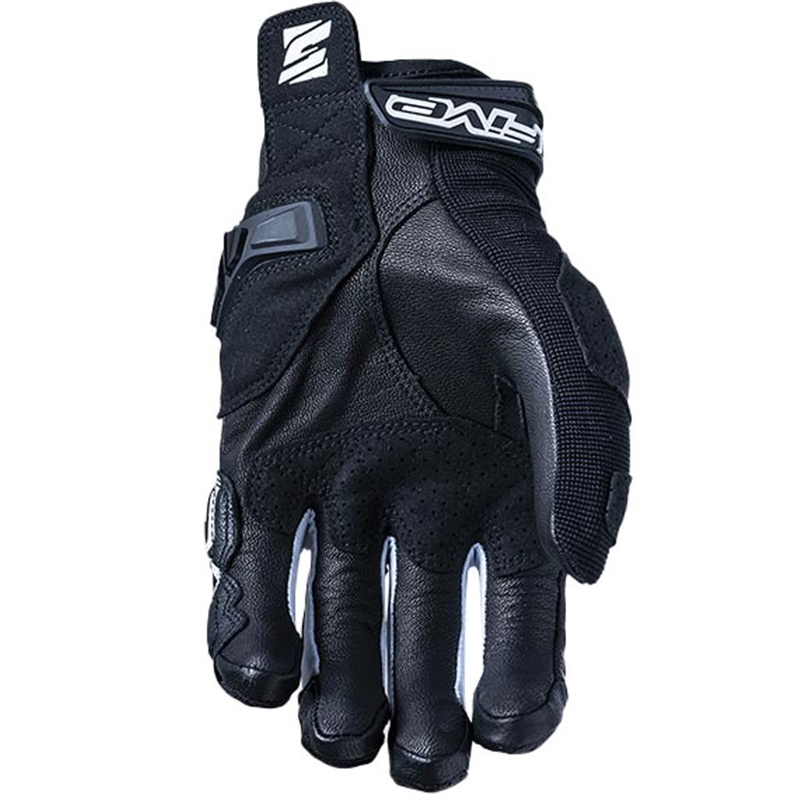 Motocikla cimdi FIVE SF3 melns un balts