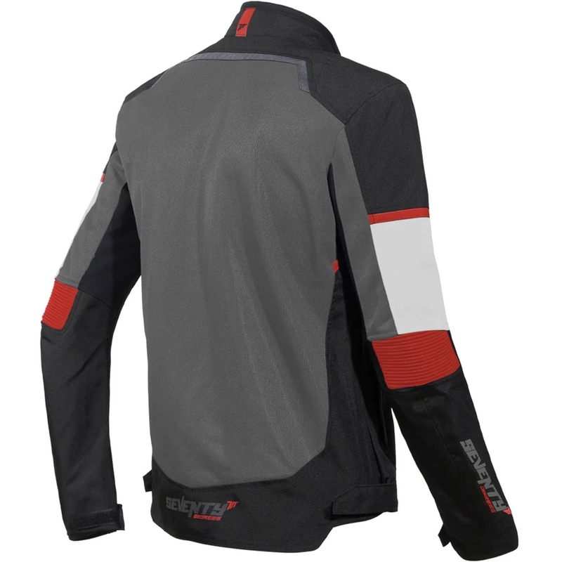 Bunda na motorku Seventy Degrees SD-JR60 Thunder černo-červená