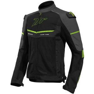 Seventy Degrees SD-JR60 Thunder melnā-fluo dzeltenā motocikla jaka