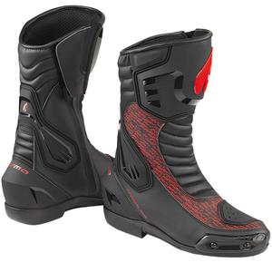 Forma Freccia EVO motocikla zābaki melni un sarkani