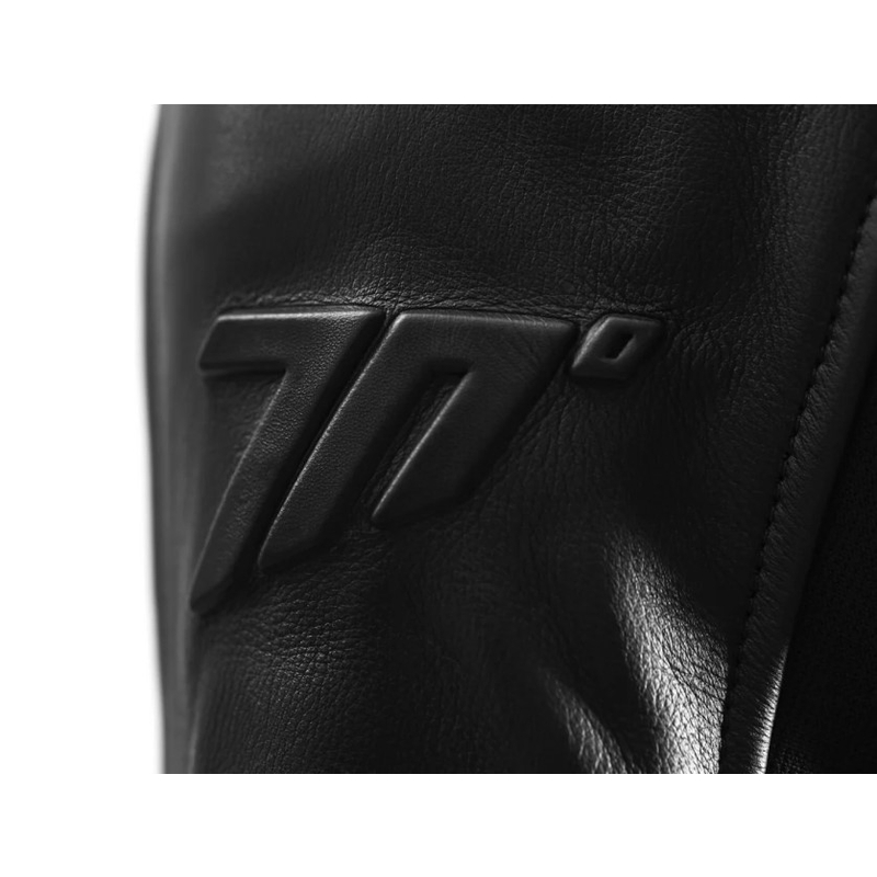 Seventy Degrees SD-JL4 Legend Classic melna ādas motocikla jaka
