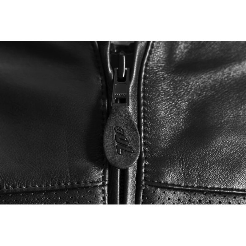 Seventy Degrees SD-JL4 Legend Classic melna ādas motocikla jaka