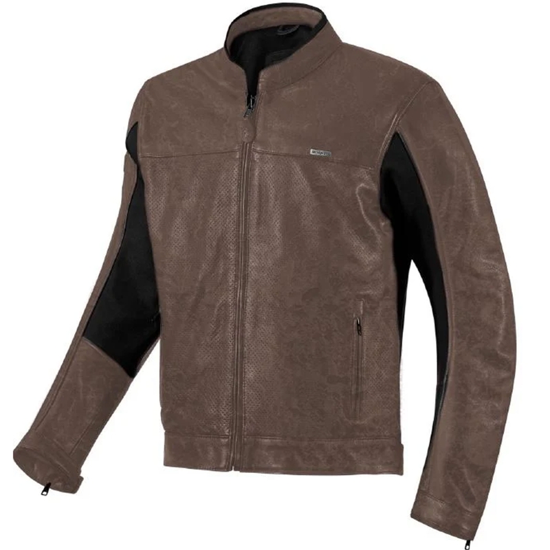 Seventy Degrees SD-JL4 Legend Classic Brown ādas motocikla jaka