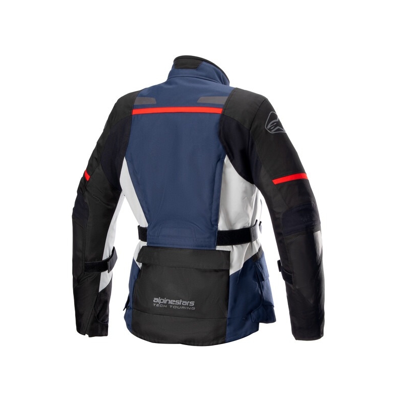 Alpinestars Stella Andes Drystar Sieviešu motocikla jaka Dark Blue-Black-Light Grey-Red