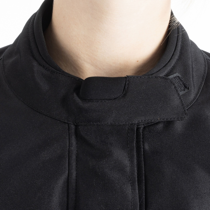 Sieviešu Oxford Spartan Long WP Black motocikla jaka