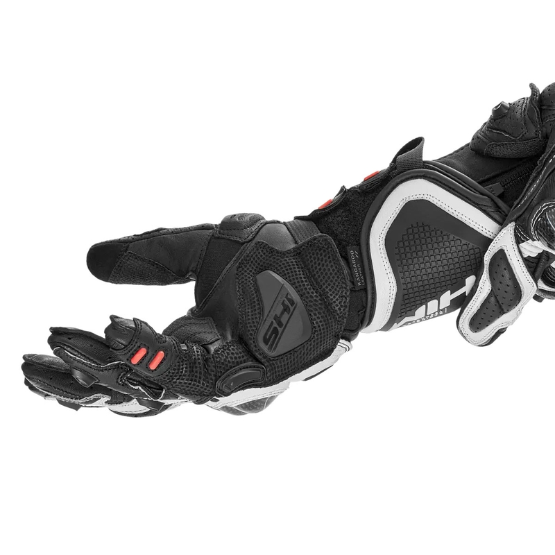 Motocikla cimdi Shima RS-3 balti