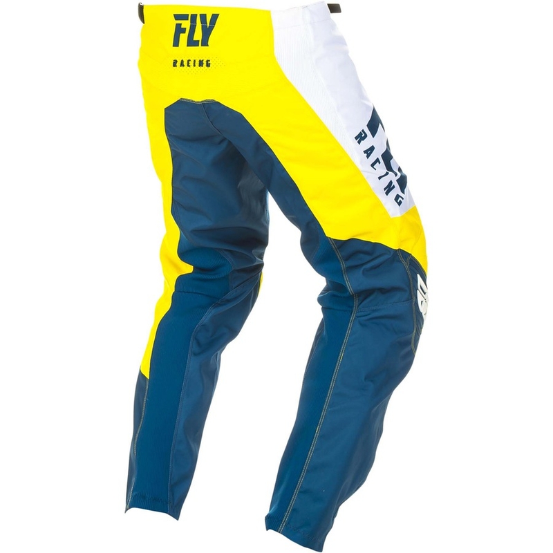 Motokrosové kalhoty FLY Racing F-16 2019 - USA žluto-bílo-modré výprodej