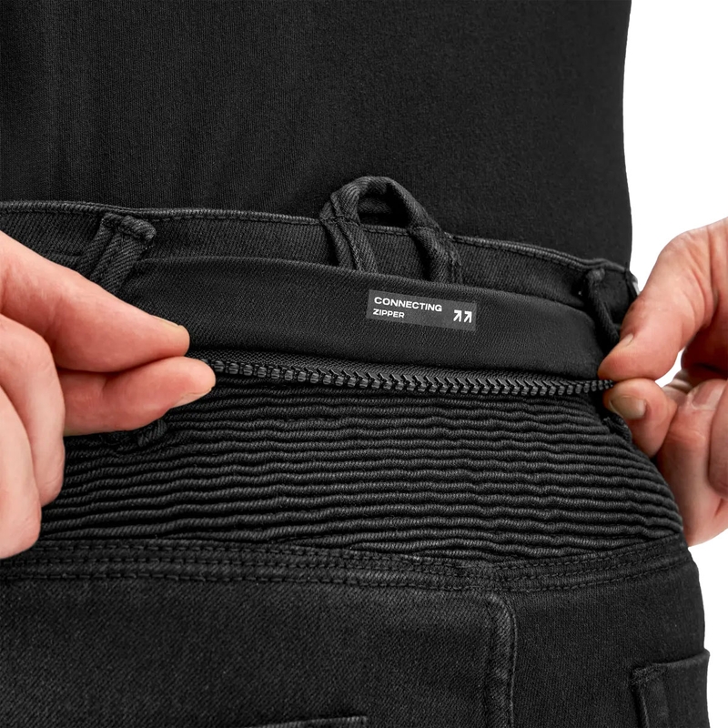 Pagarinātas motocikla bikses Shima Zenith melnas