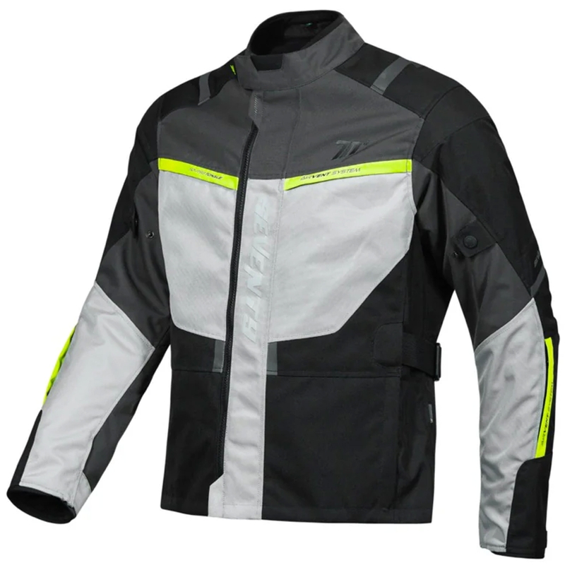 Motocikla jaka Seventy Degrees SD-JT83 Tonale black-grey-fluo yellow