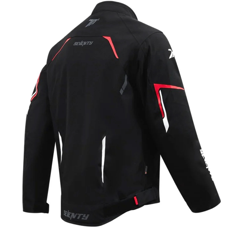 Seventy Degrees SD-JR65 Piston melns-arkans-balts motocikla jaka