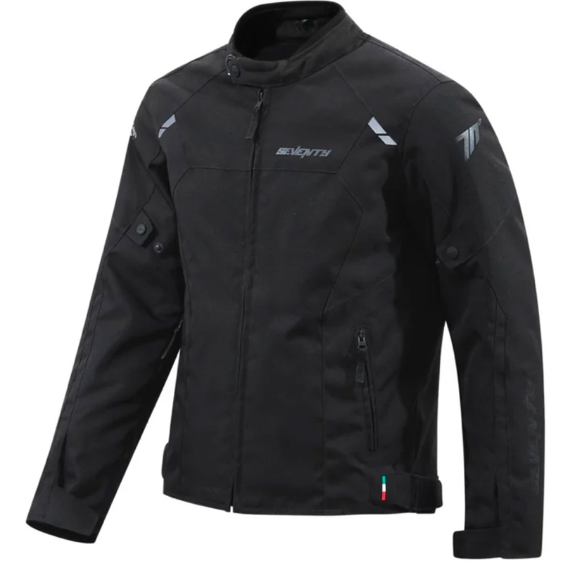 Sieviešu Seventy Degrees SD-JR67 Piston Black motocikla jaka