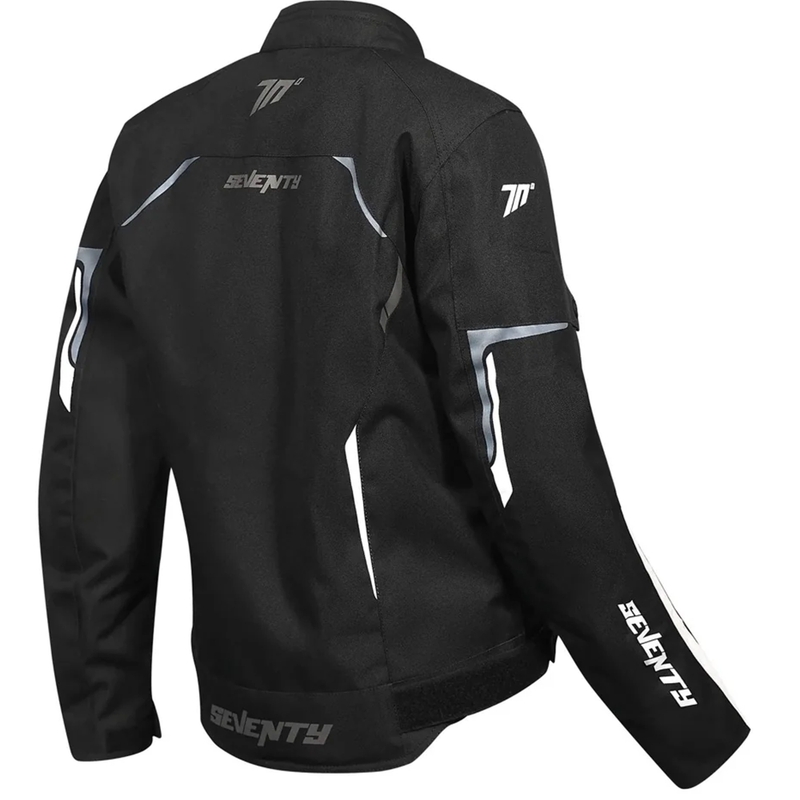 Sieviešu motocikla jaka Seventy Degrees SD-JR67 Piston Black-Grey-White Motocikla jaka sievietēm