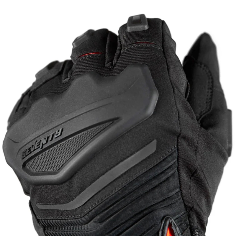 Motocikla cimdi Seventy Degrees SD-T13 Aspen Light melns un sarkans