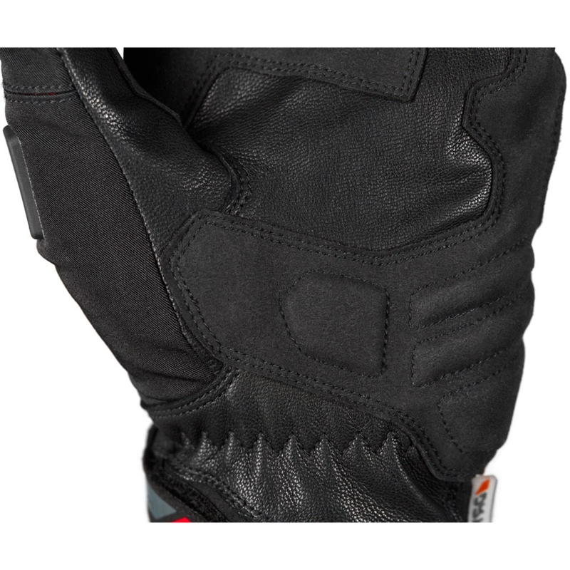 Motocikla cimdi Seventy Degrees SD-T13 Aspen Light melns un sarkans