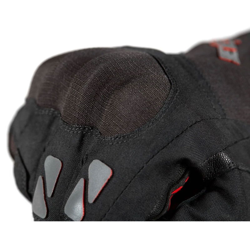 Motocikla cimdi Seventy Degrees SD-T55 Atak melns un sarkans