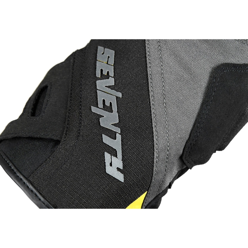 Motocikla cimdi Seventy Degrees SD-T55 Atak black-fluo yellow