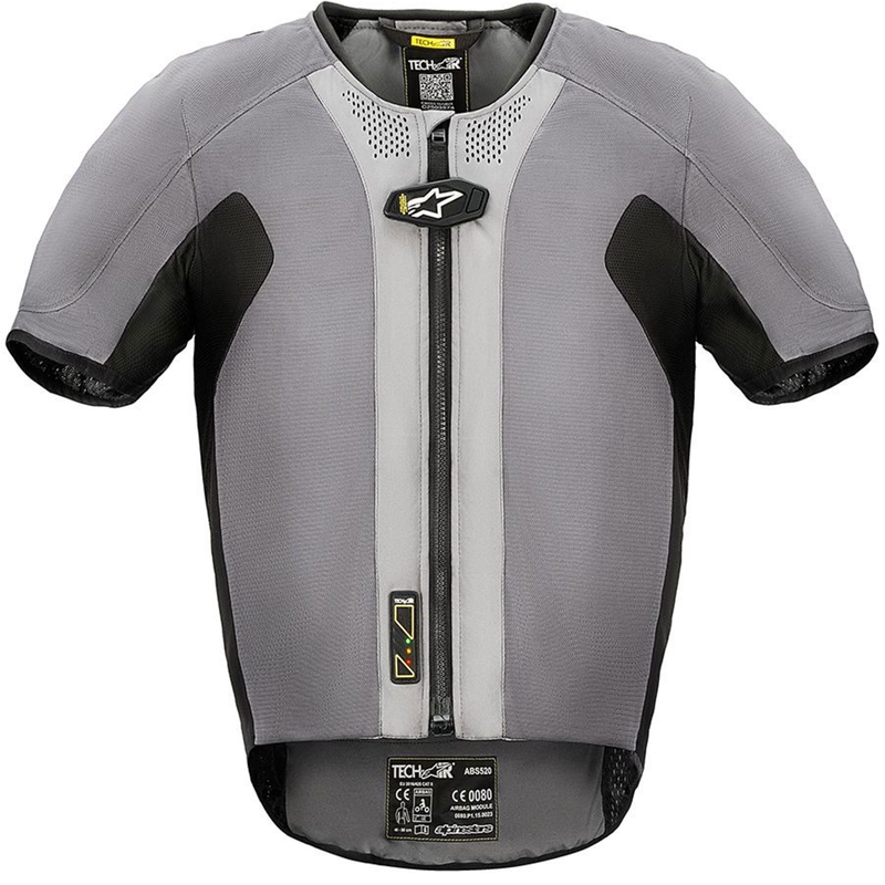 Gaisa spilvenu veste Alpinestars TECH-AIR®5 sistēma pelēk- melna