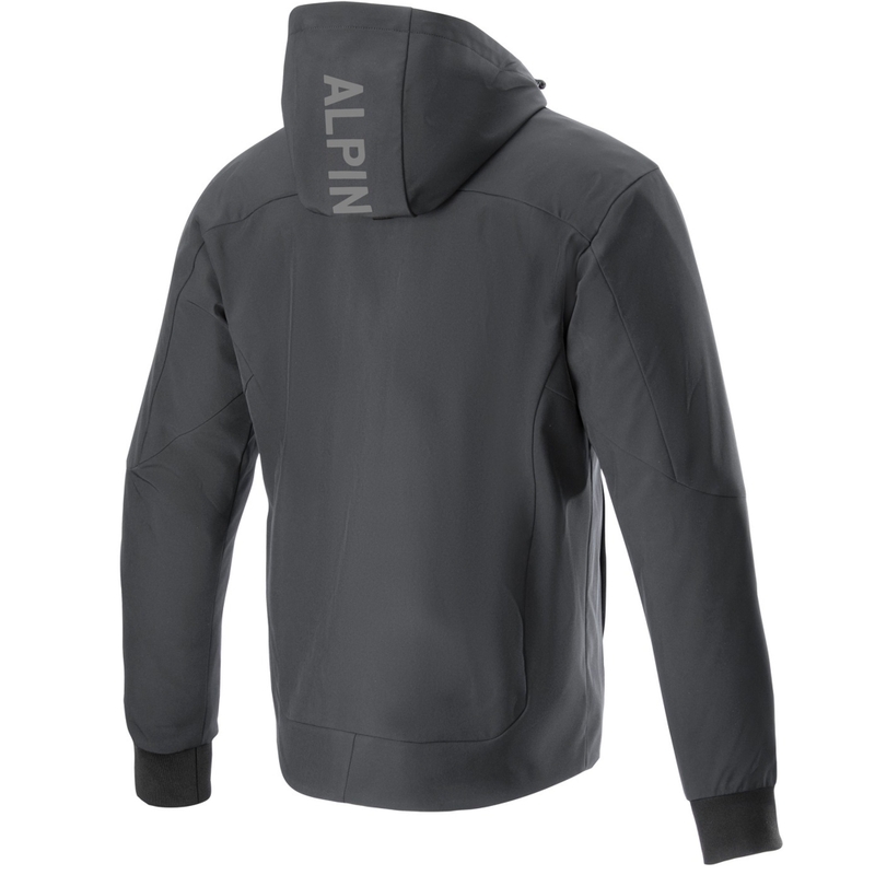 Alpinestars Radium Tech Hoodie melnā un baltā krāsā