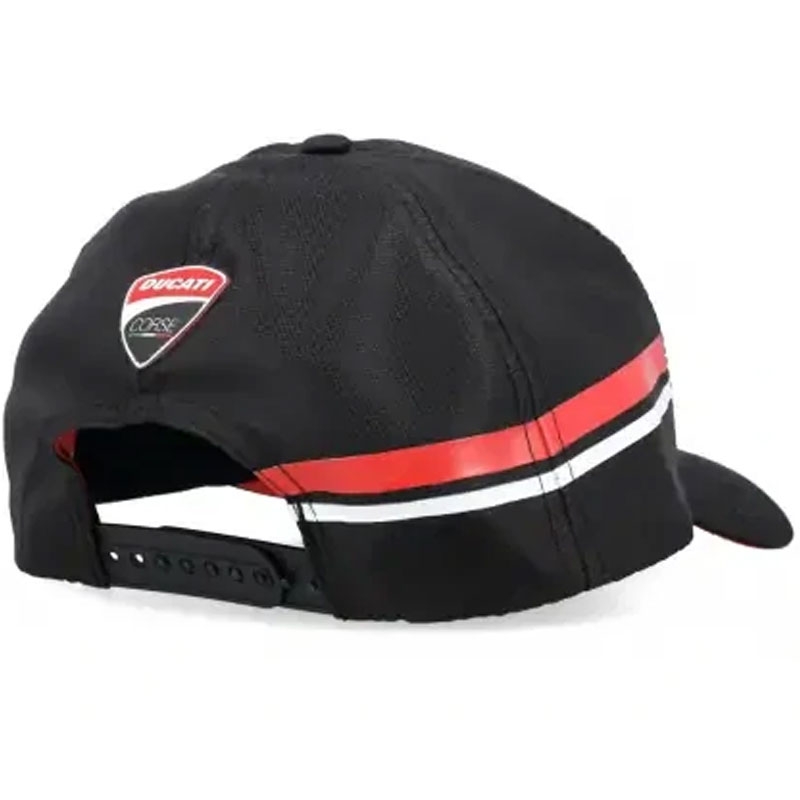Ducati Corse cepure ar logotipu melna