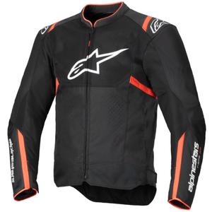 Alpinestars T-SPS Air V2 black-fluo red motocikla jaka
