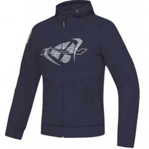 Motocikla jaka ar kapuci IXON Touchdown zili pelēka