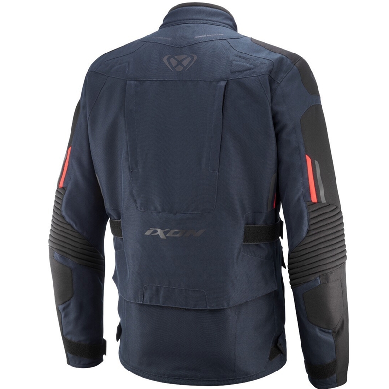 Motocikla jaka IXON Midgard blue-fluo red