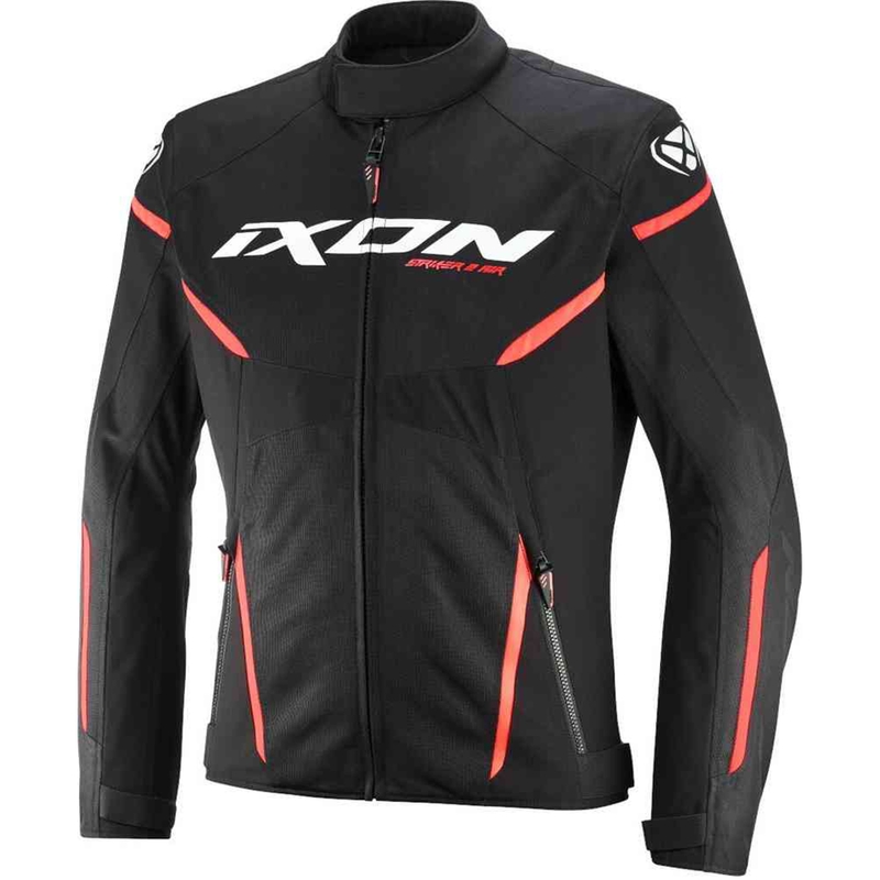 Motocikla jaka IXON Striker 2 Air WP melns-balts-sarkans