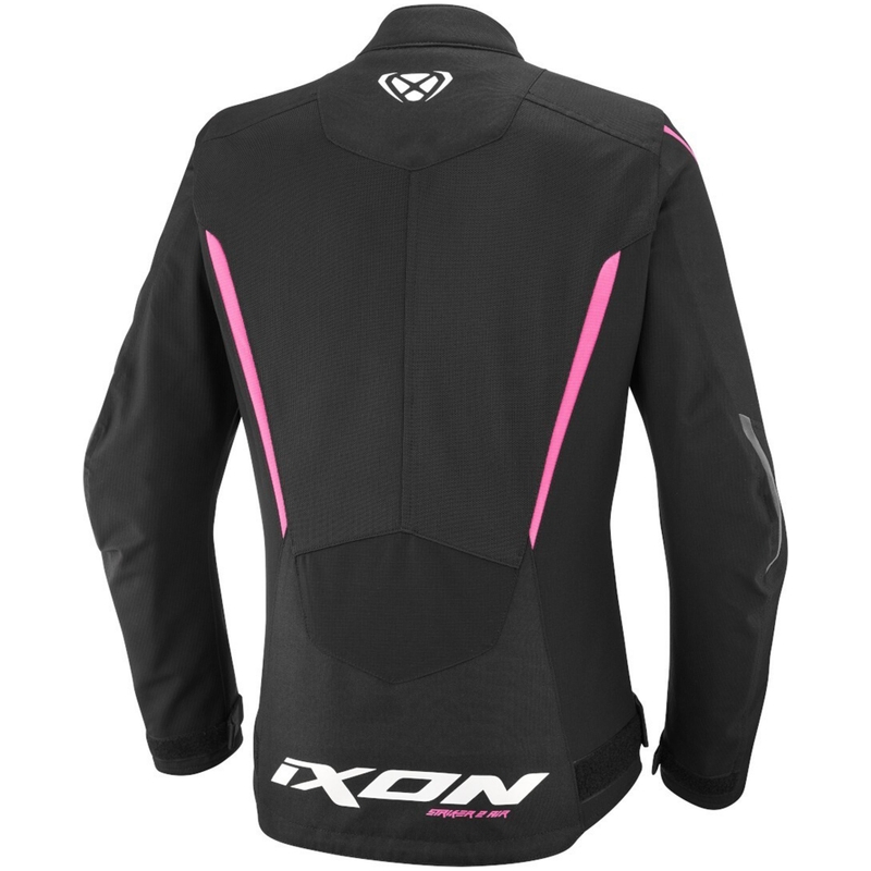 Sieviešu motocikla jaka IXON Striker 2 Air WP Lady melns un rozā