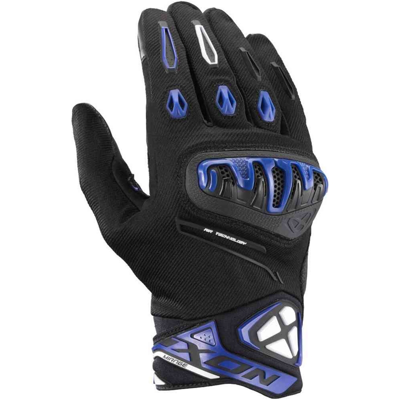 Motocikla cimdi IXON Mirage Air melns-zils