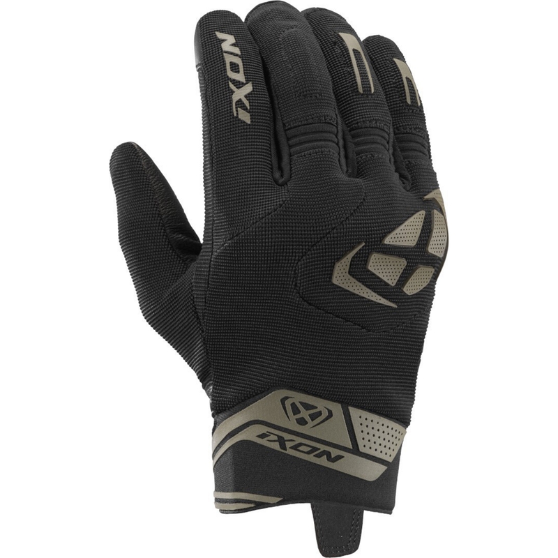 Motocikla cimdi IXON Mig 2 black-khaki