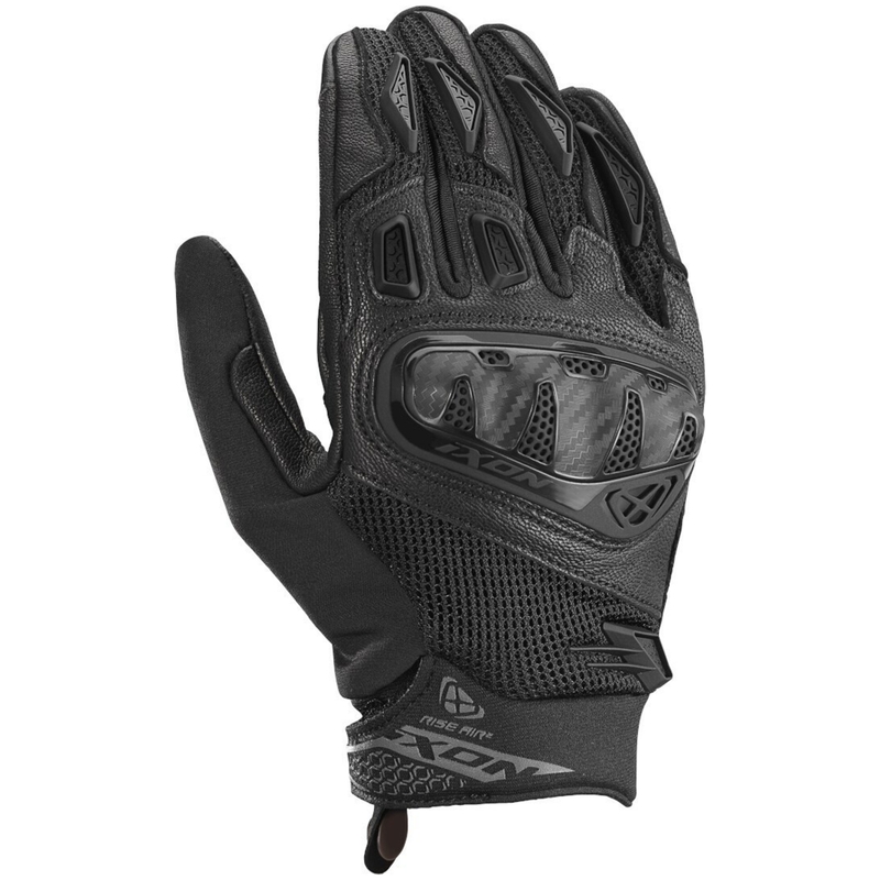 IXON Rise Air 2 Sieviešu motocikla cimdi melni