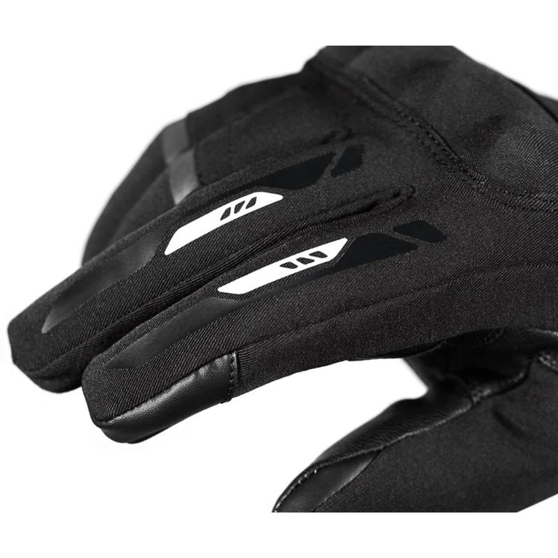 Motocikla cimdi Seventy Degrees SD-T57 Giau melns un balts