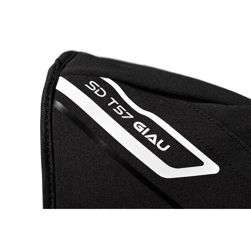 Motocikla cimdi Seventy Degrees SD-T57 Giau melns un balts