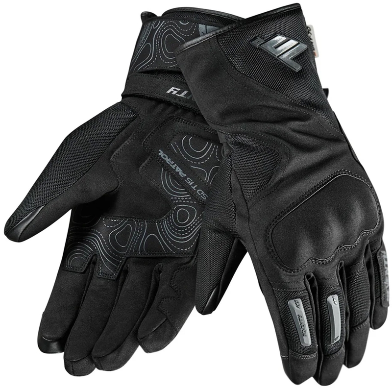 Motocikla cimdi Seventy Degrees SD-T15 Patrol black