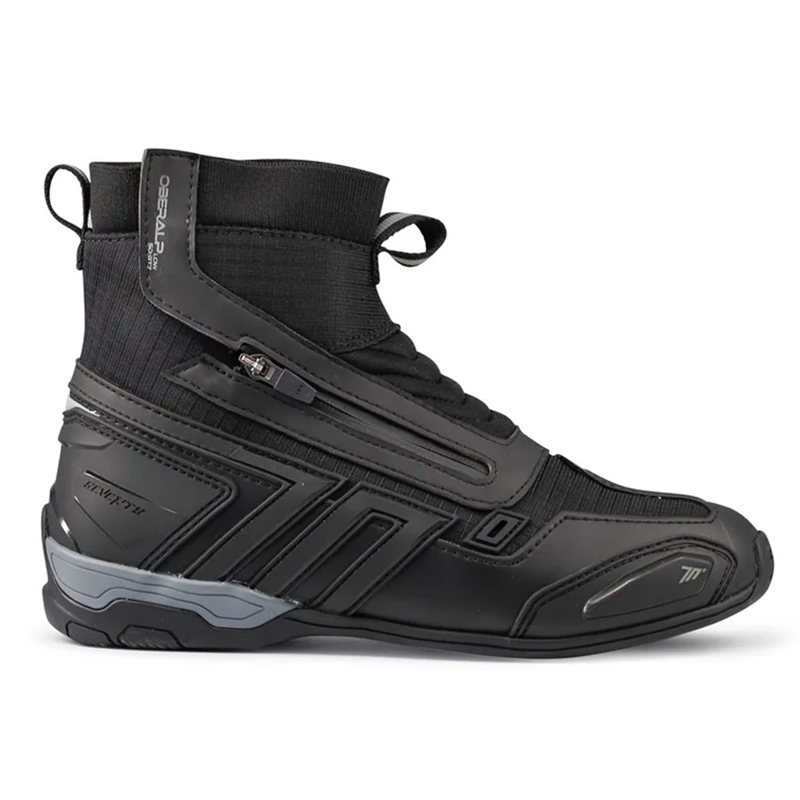 Motociklu zābaki Seventy Degrees SD-BT7 Oberalp Low black melni