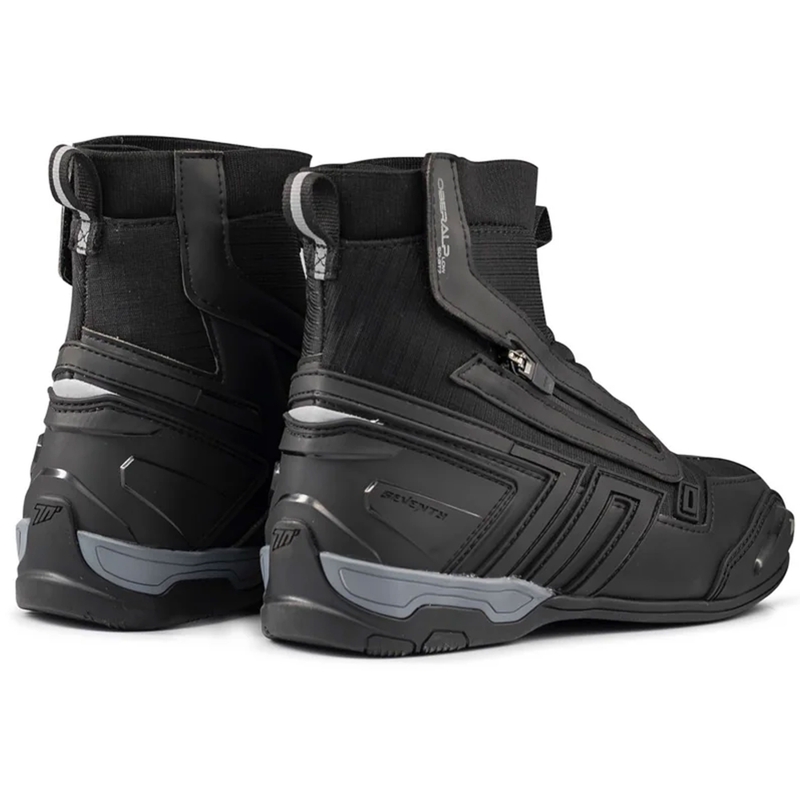 Motociklu zābaki Seventy Degrees SD-BT7 Oberalp Low black melni